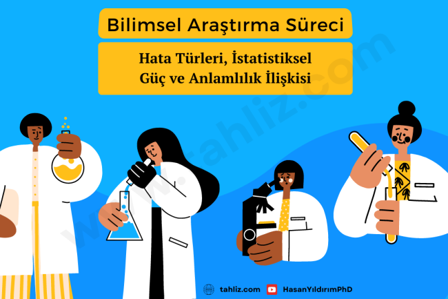 istatistik bilimsel araştırma süreci hata türleri ve güç kavramı istatistik bilimsel araştırma süreci hata türleri ve güç kavramı