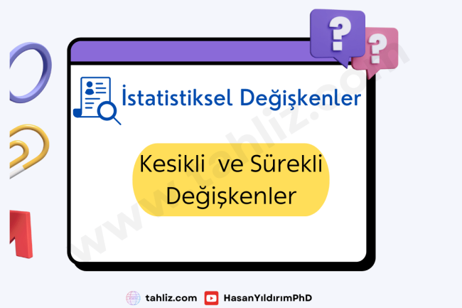 istatistik kesikli ve sürekli değişken istatistik kesikli ve sürekli değişken