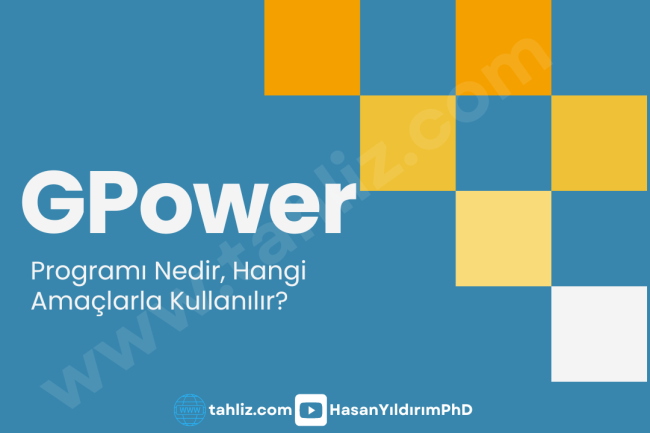 GPower programı nedir, hangi amaçlarla kullanılır GPower programı nedir, hangi amaçlarla kullanılır