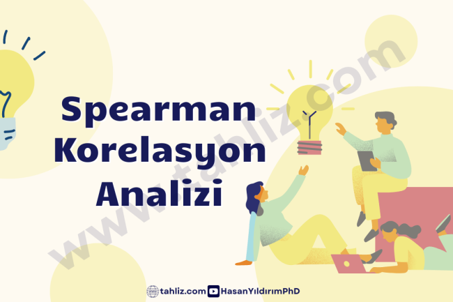 Spearman korelasyon analizi Spearman korelasyon analizi