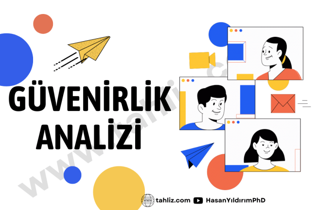 istatistik güvenirlik analizi istatistik güvenirlik analizi